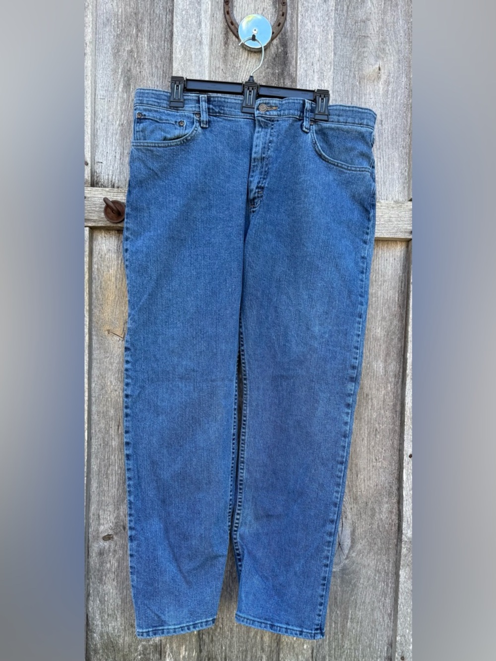 MENS WRANGLER 96CFWLW REGULAR FIT STRETCH JEANS SIZE 36 x 30